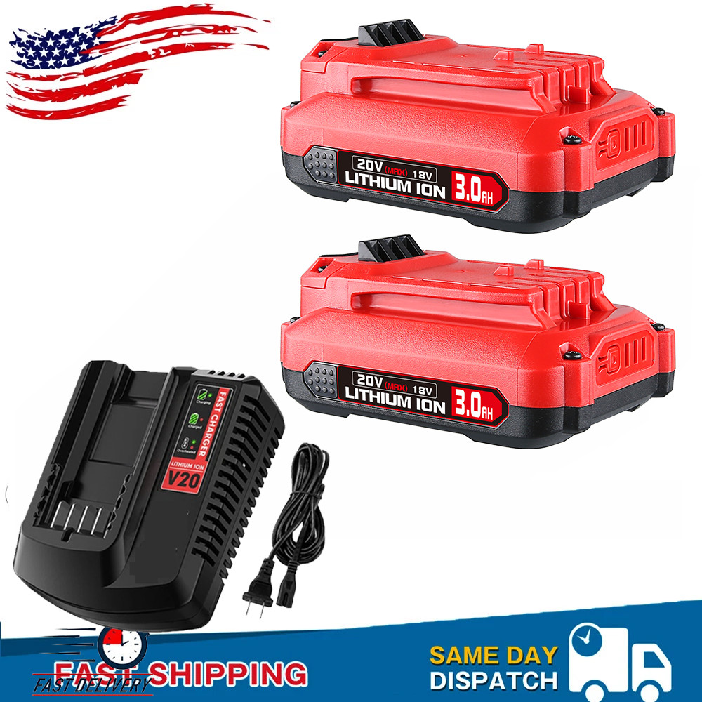 V20 20 Volt MAX Lithium Battery / Charger CMCB204 CMCB202 CMCB203 For Craftsman