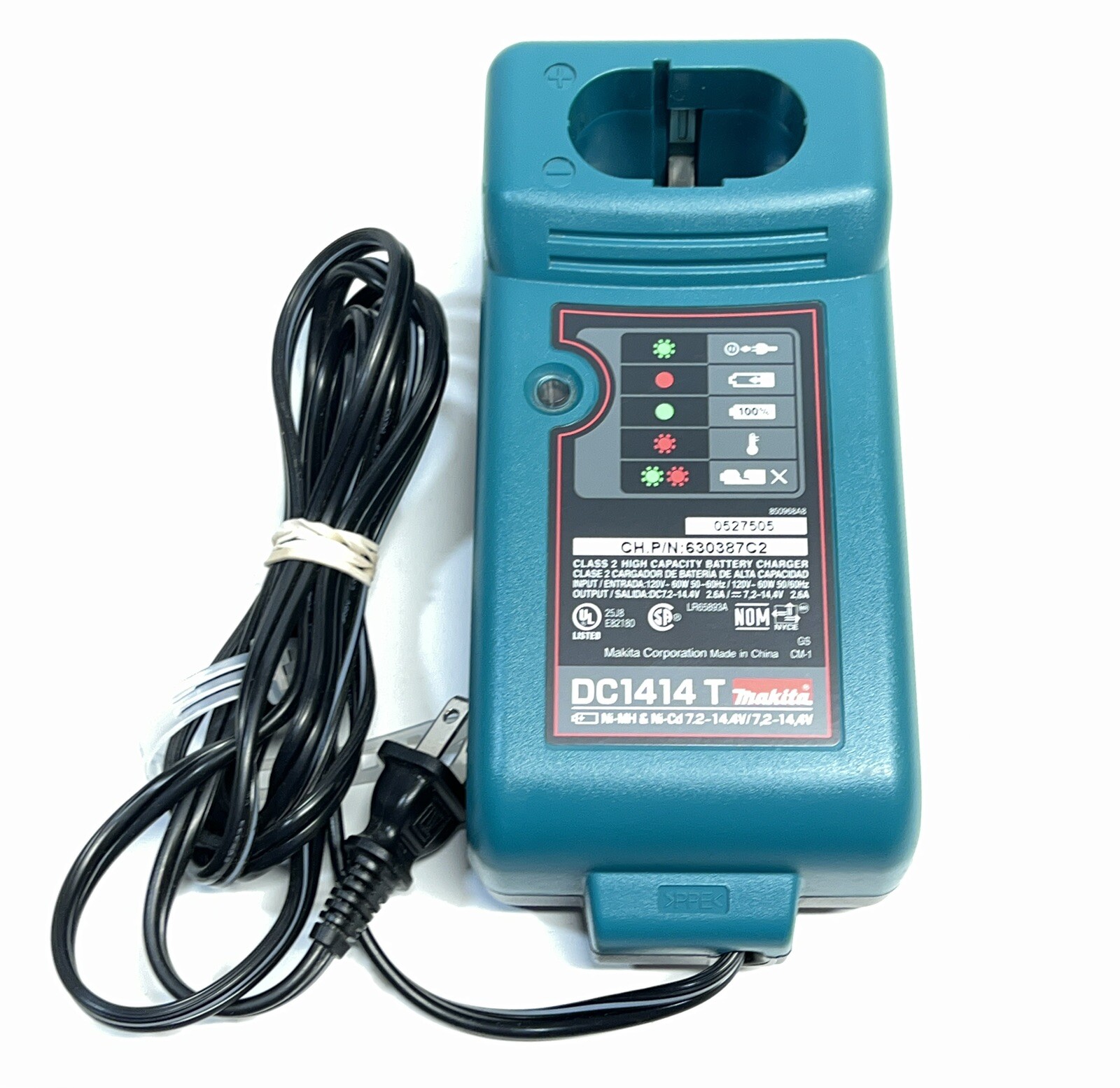 OEM Makita DC1414 T 7.2-14.4V Ni-MH Ni-Cd Tool Battery Charger