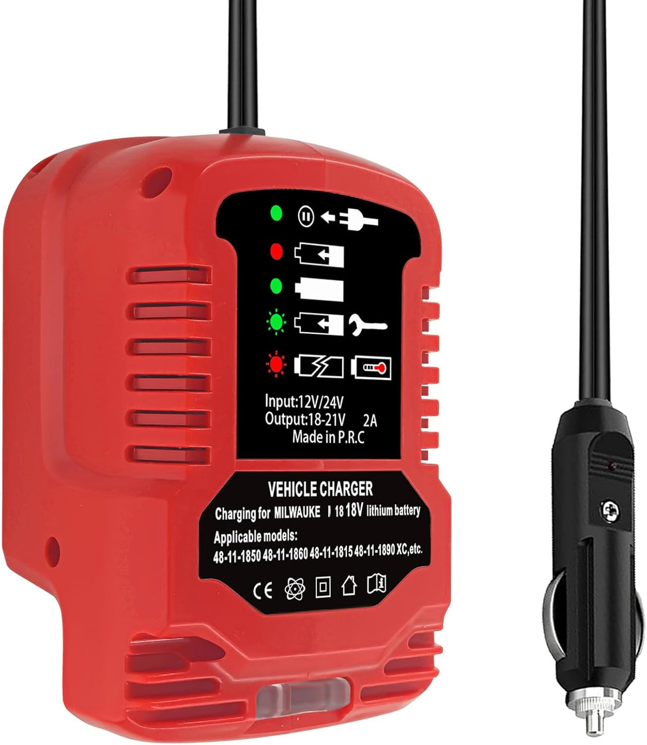 Car Battery Charger Replace For Milwaukee M-18 18V Lithium Ion Battery Charger