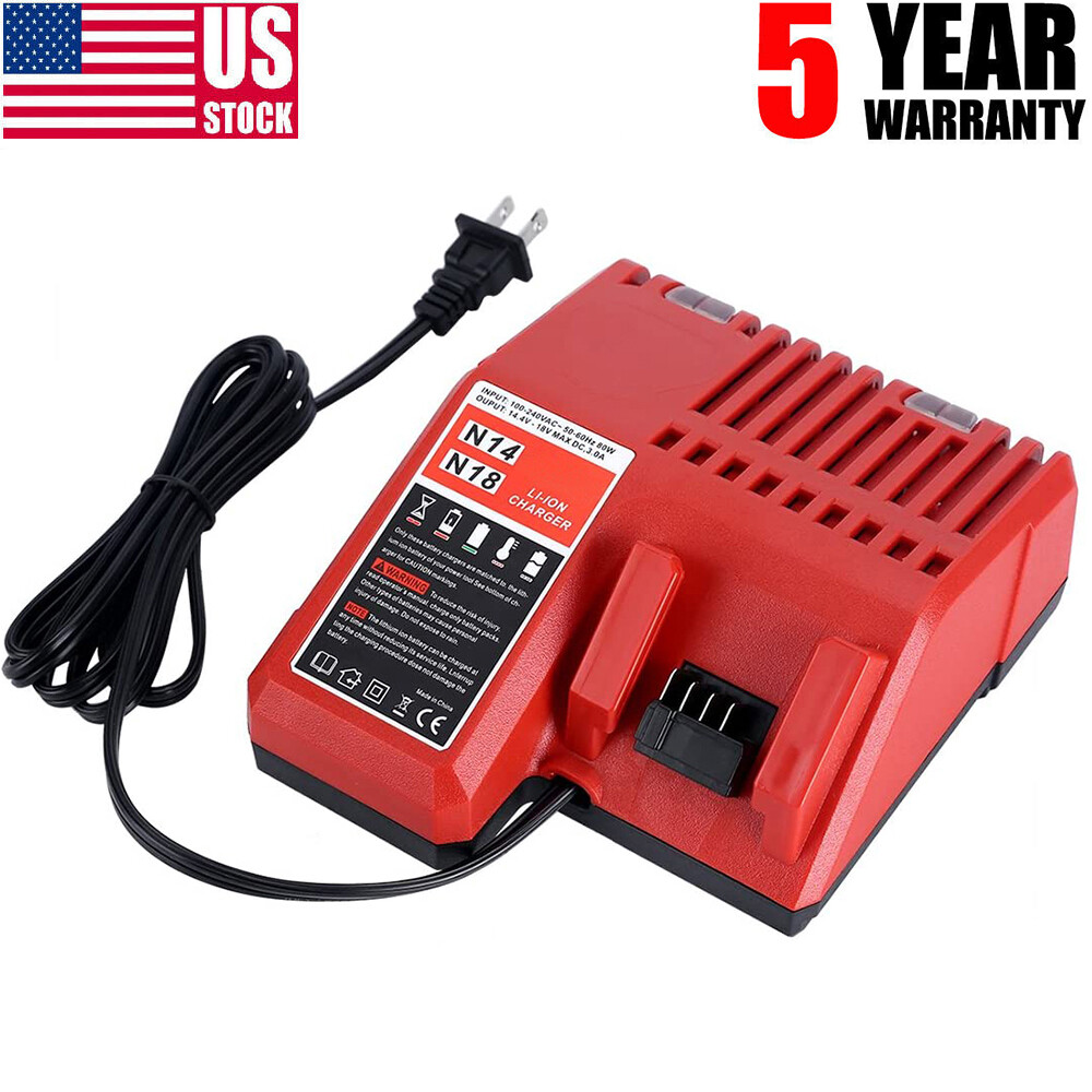 Charger 48-59-1812 for Milwaukee for M12 forM18 12-18V 48-11-1860 Li-ion Battery