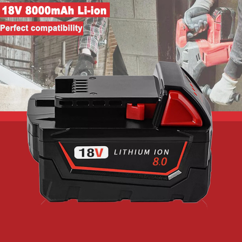 For Milwaukee for M18 Lithium 8.0Ah Extended Capacity Battery 48-11-1860 US
