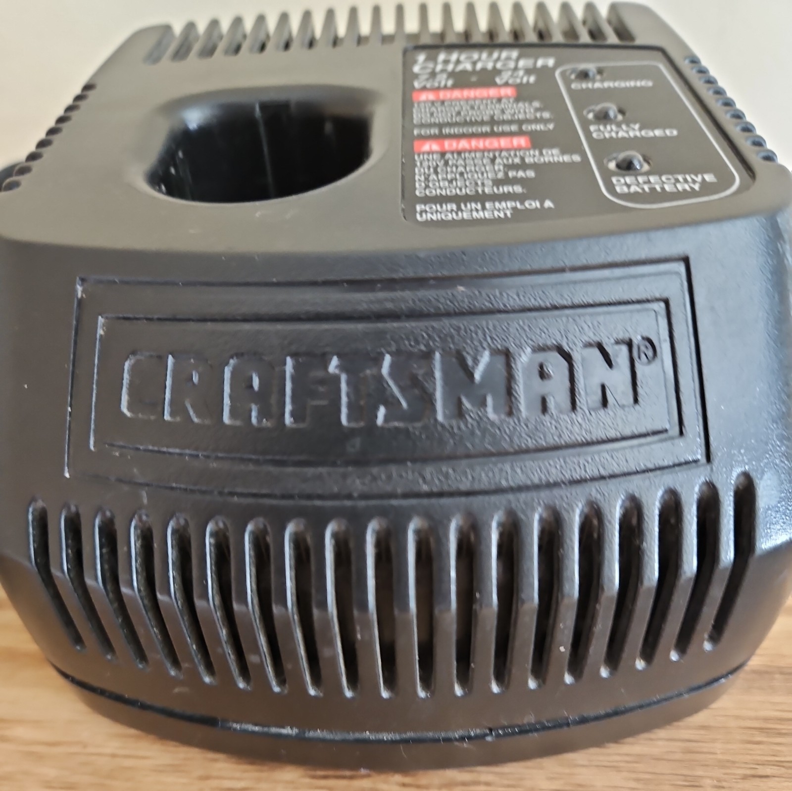 Craftsman Tool 1 Hour Battery Charger ONLY 1425301 7.2V-24V Ni-Cd CS1038 WORKING