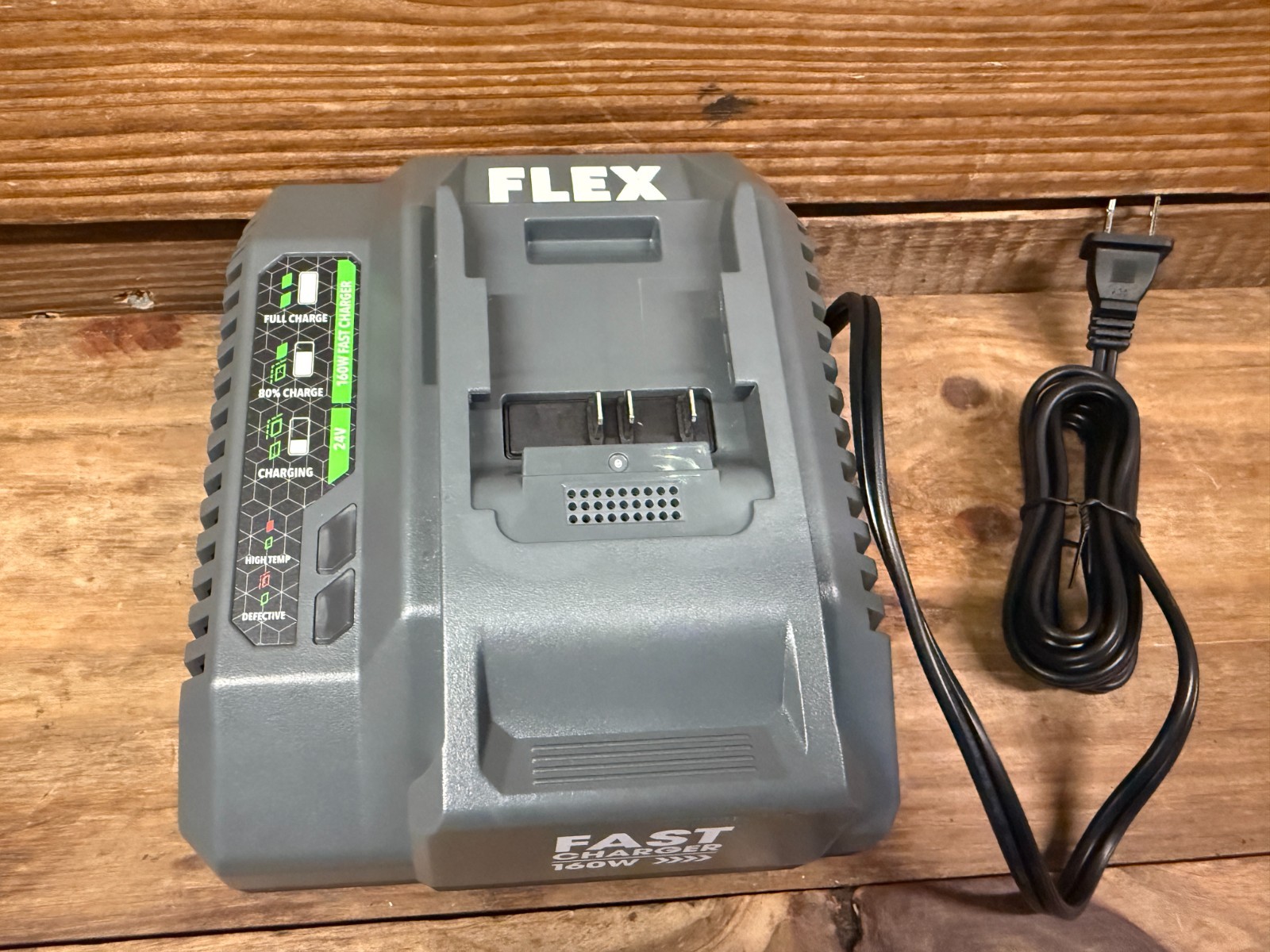 Flex 24V Fast Charger for Flex Lithium Ion Battery FX0411 FX0411-Z (Qty)