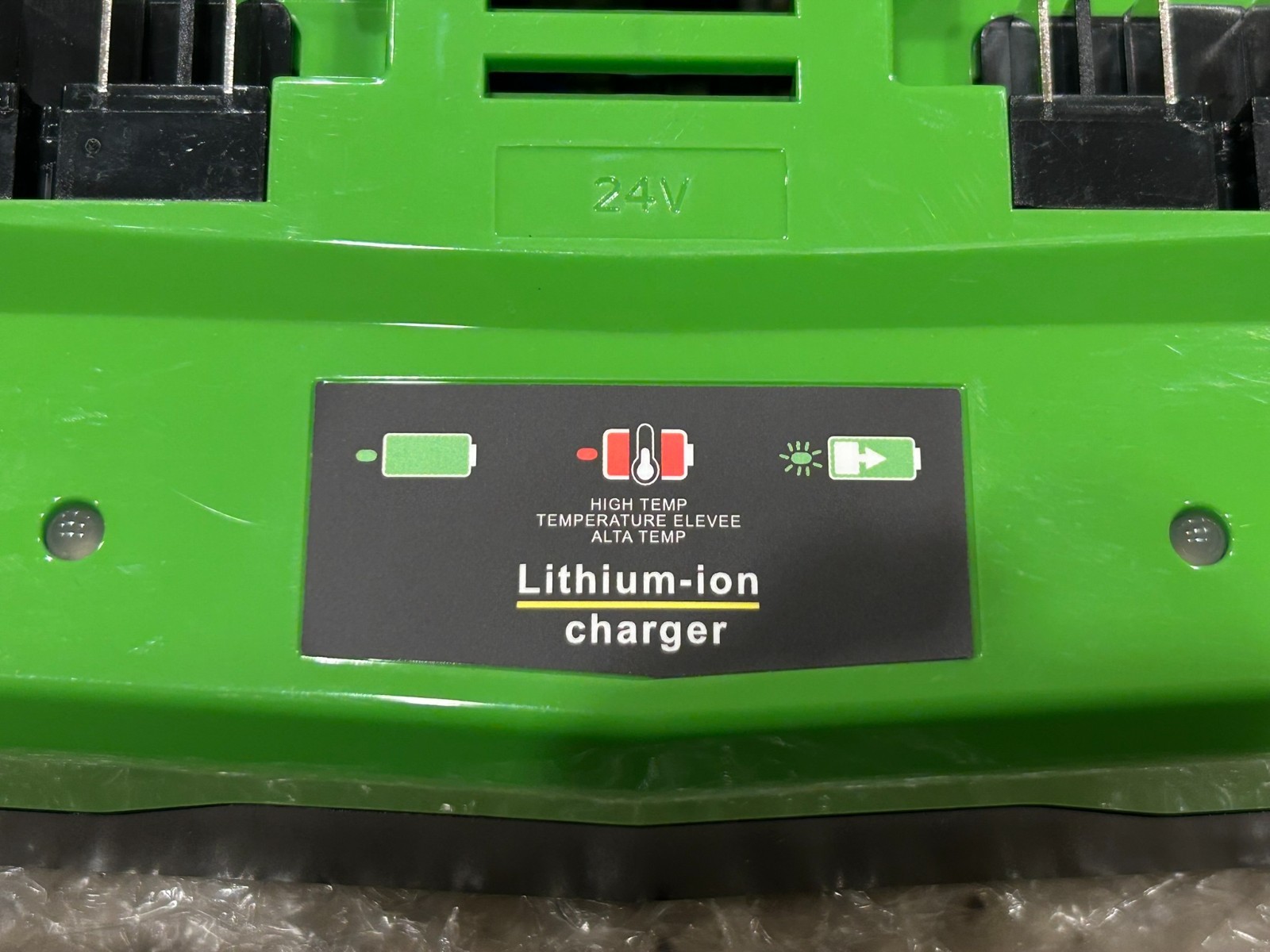 NEW! Sydelway Dual Port 3A Charger for Greenworks 24V BAG708 BAG711 Powerall