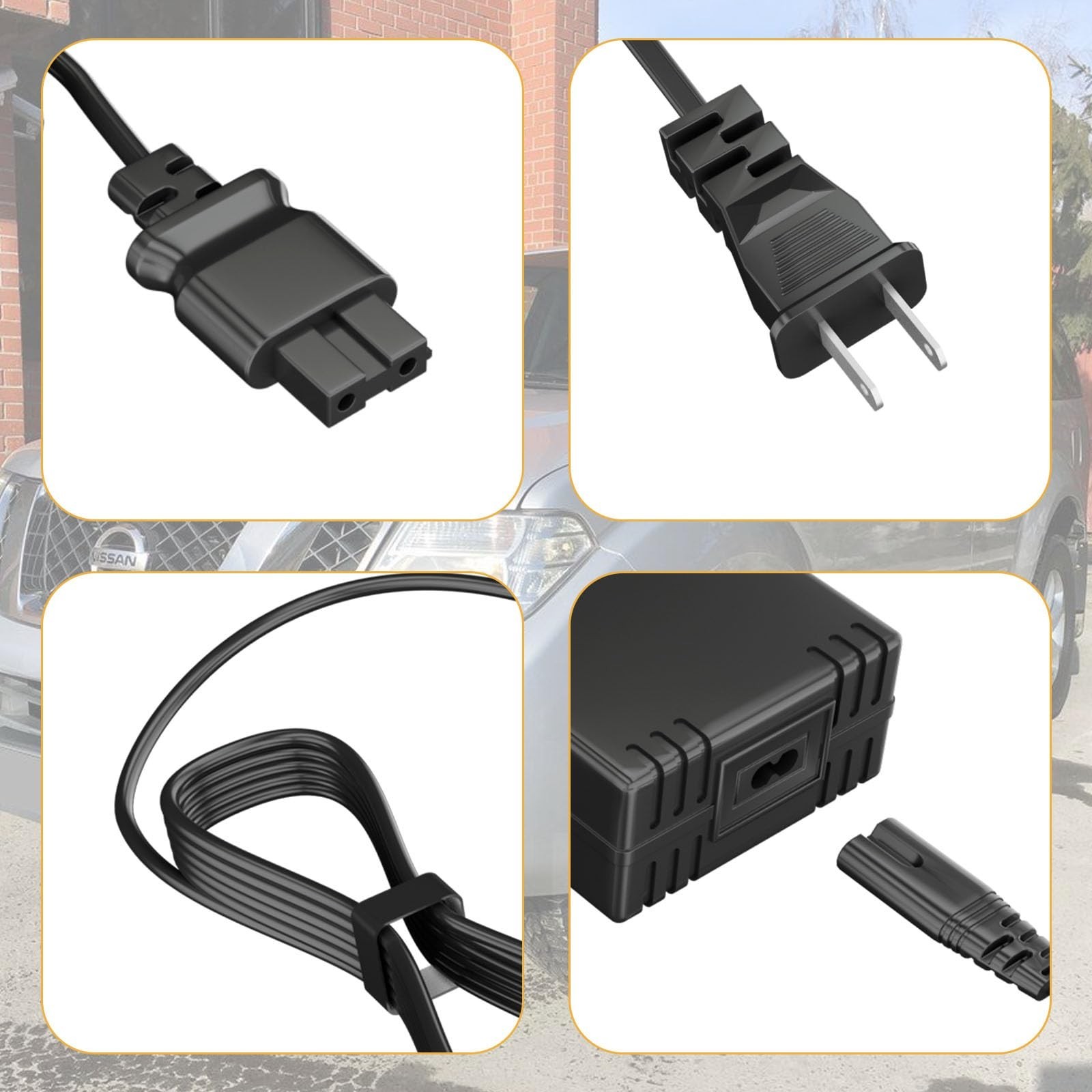13.8V Charger Power Supply for 20V MAX Tire Inflator & Air Compressor Replacemen