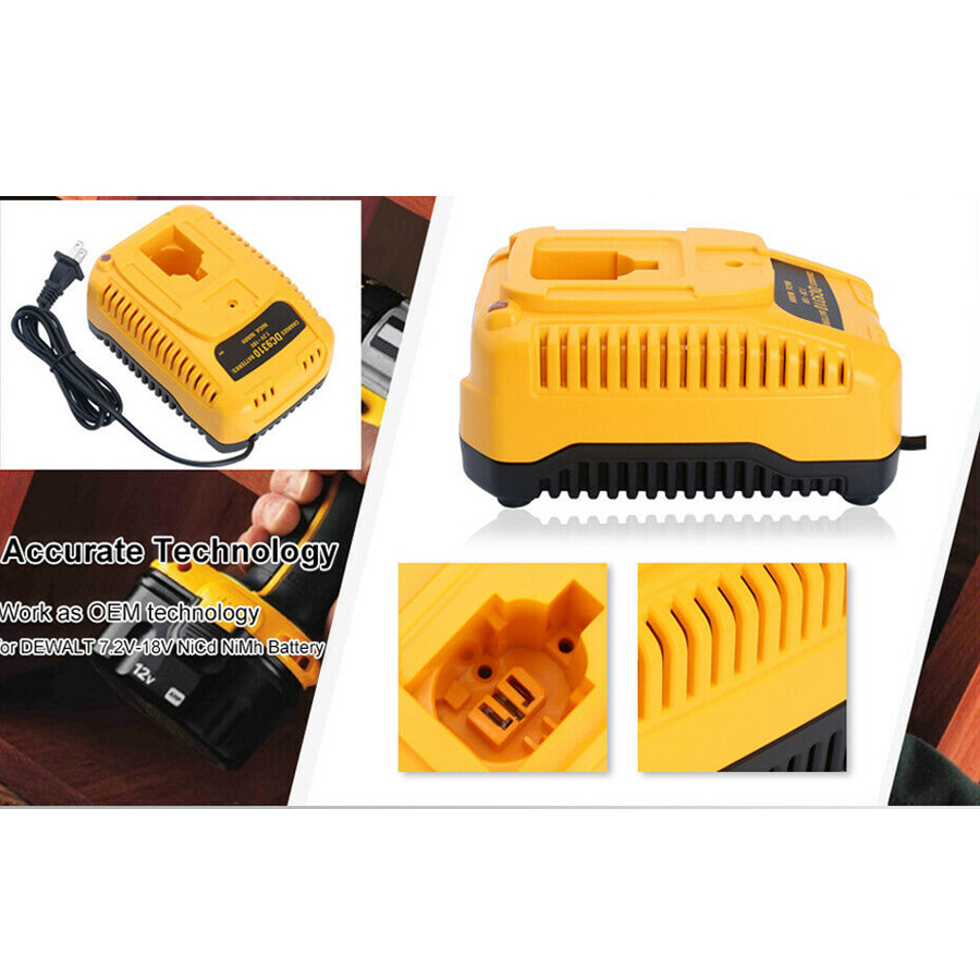 DC9310 Charger For Dewalt 7.2V-18V Ni-MH Ni-cd Battery DC9096 DC9091 DE9095 NEW
