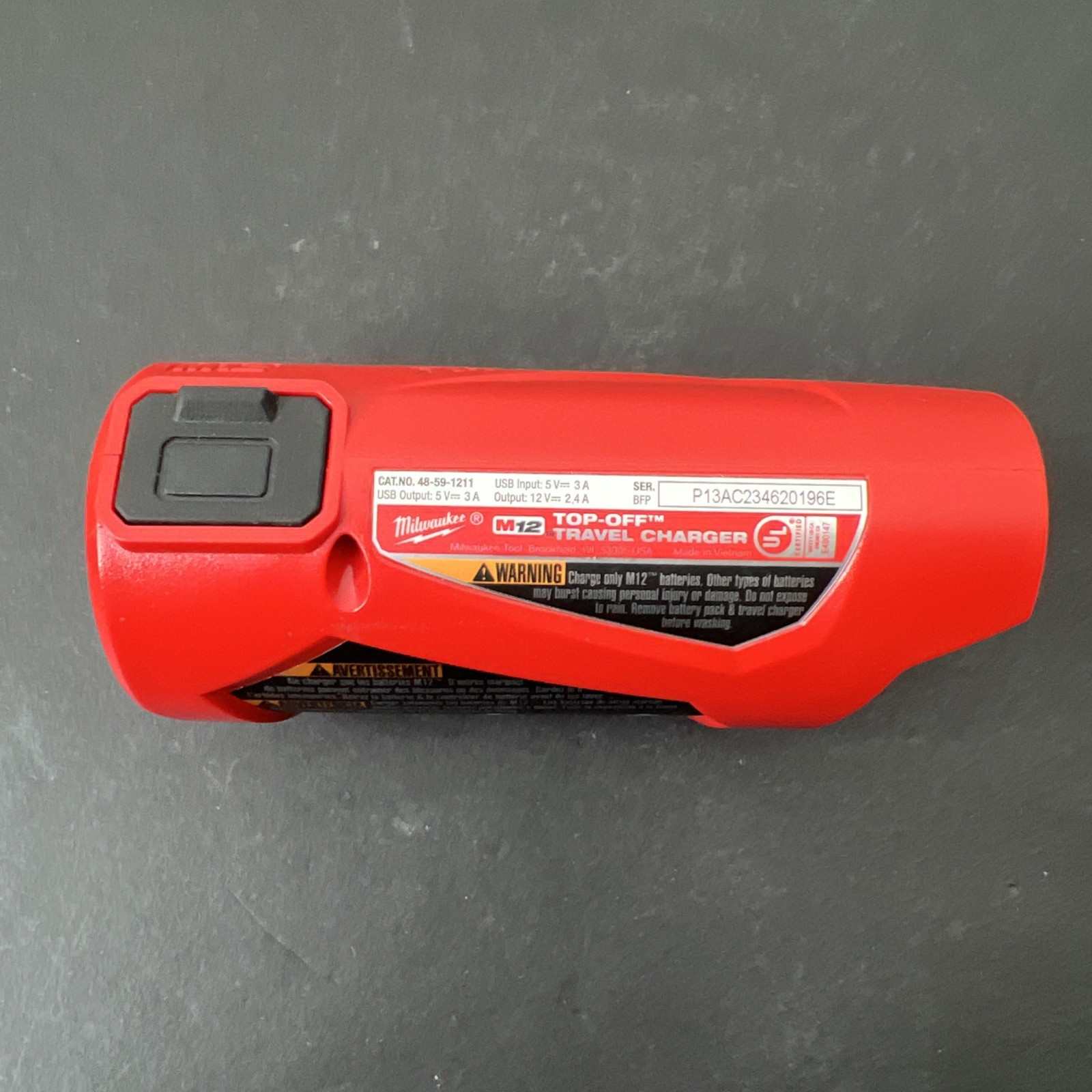 Milwaukee 48-59-1211 M12 12V Top-Off Power Supply (TOOL ONLY)