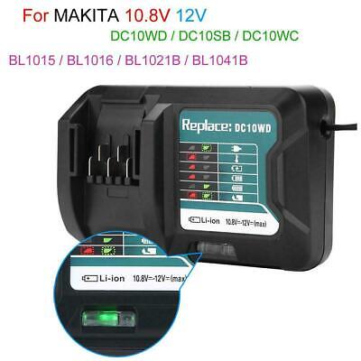 For Makita BL1021B BL1016 DC10WD DC10WC 10.8V 12V Battery Charger